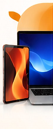 Phone and laptop
